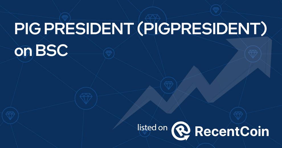 PIGPRESIDENT coin