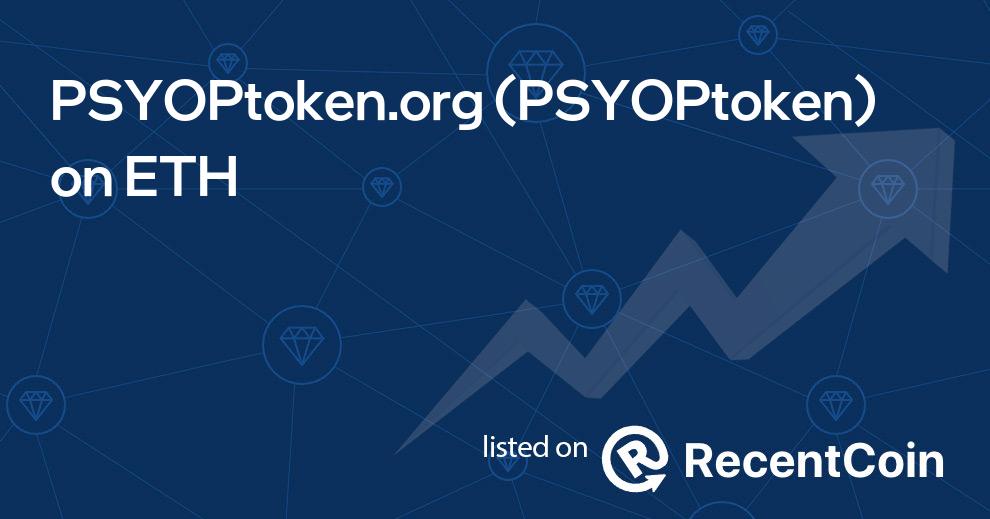 PSYOPtoken coin