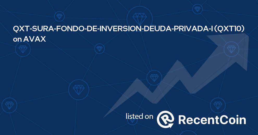 QXT10 Price, QXT-SURA-FONDO-DE-INVERSION-DEUDA-PRIVADA-I (QXT10) Coin ...