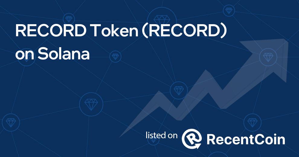 RECORD coin