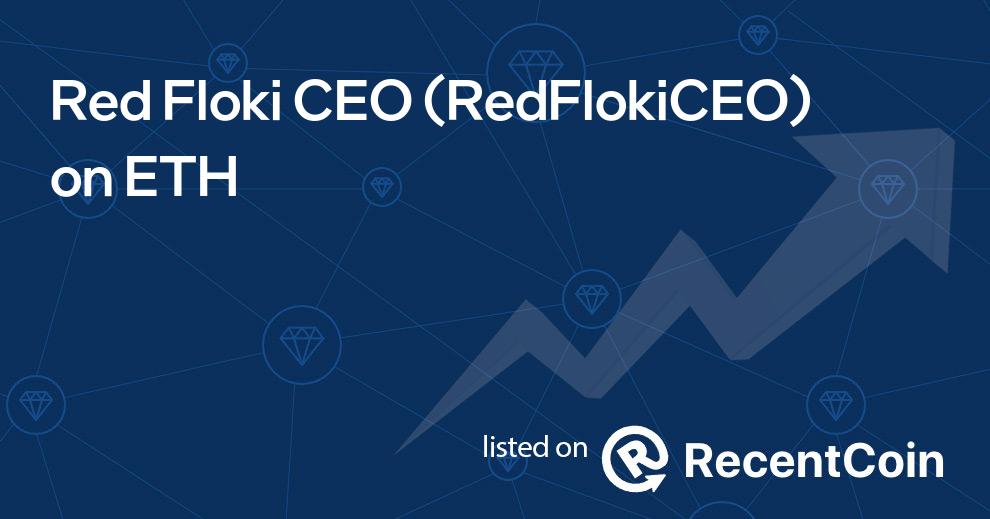 RedFlokiCEO coin