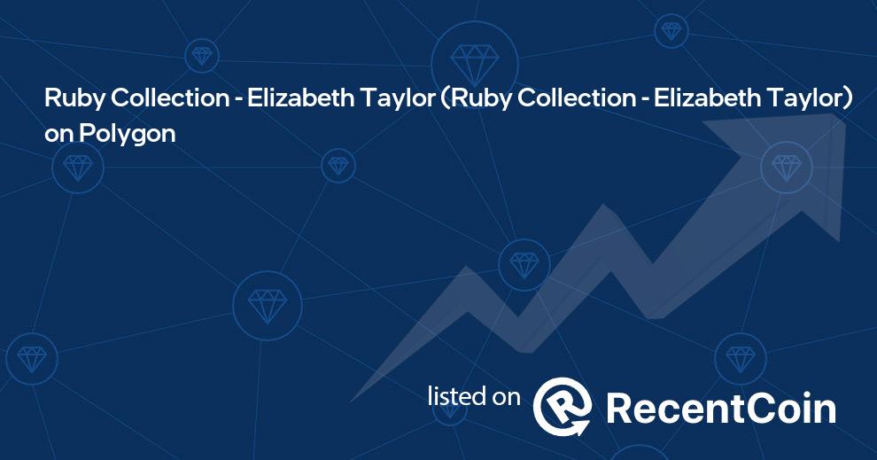 Ruby Collection - Elizabeth Taylor coin