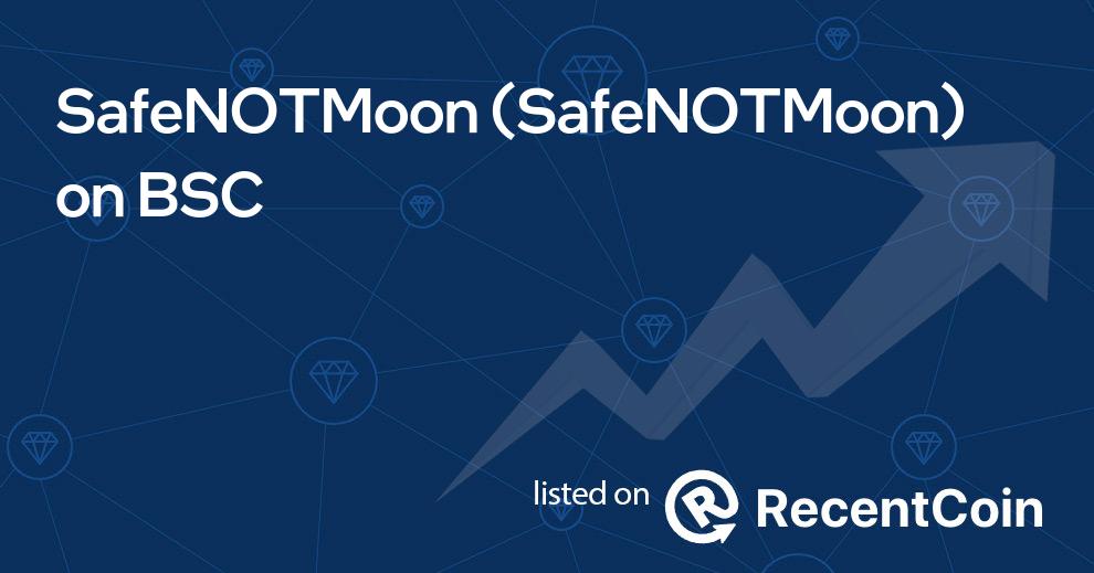 SafeNOTMoon coin