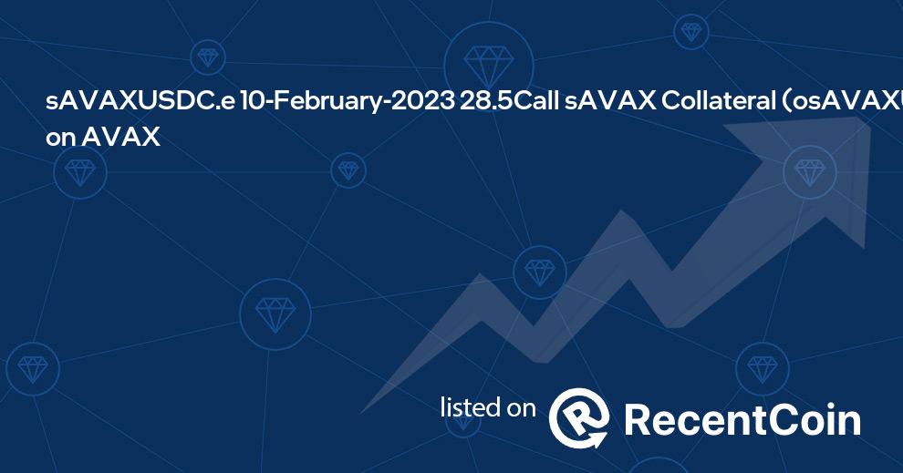 osAVAXUSDC.e/sAVAX-10FEB23-28.5C coin