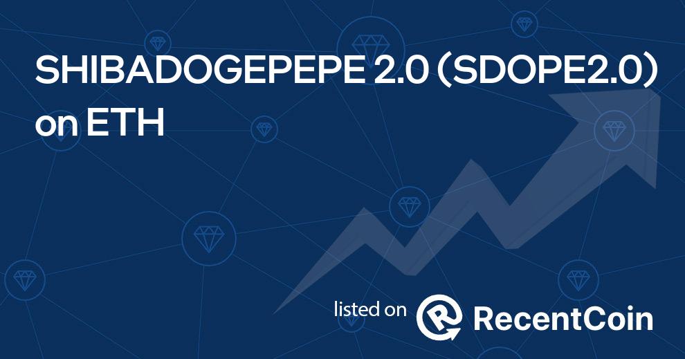 SDOPE2.0 coin