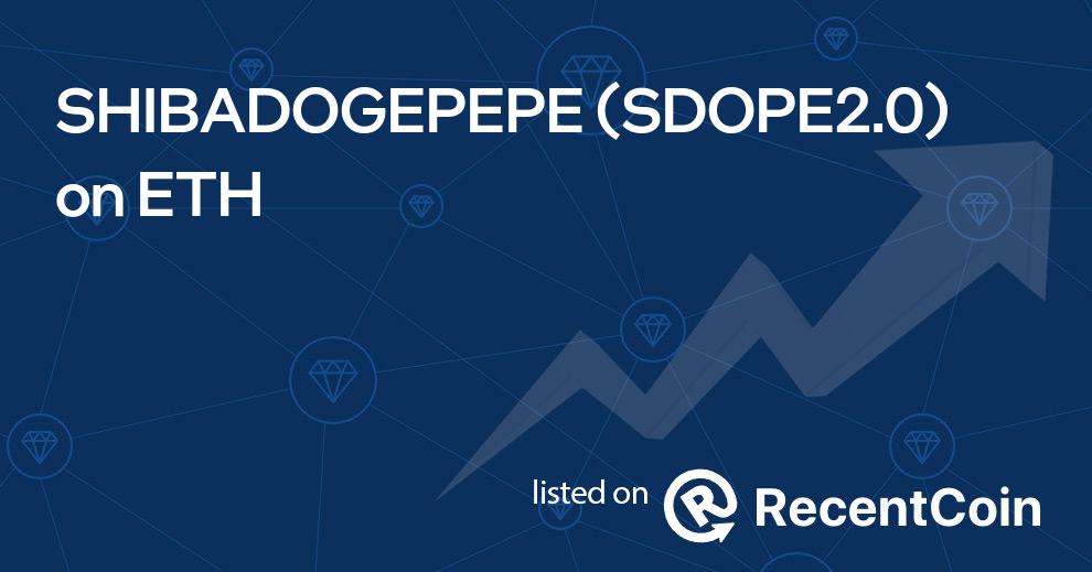 SDOPE2.0 coin