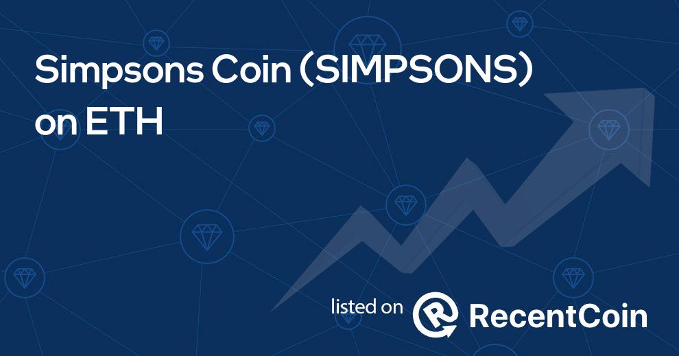 SIMPSONS coin