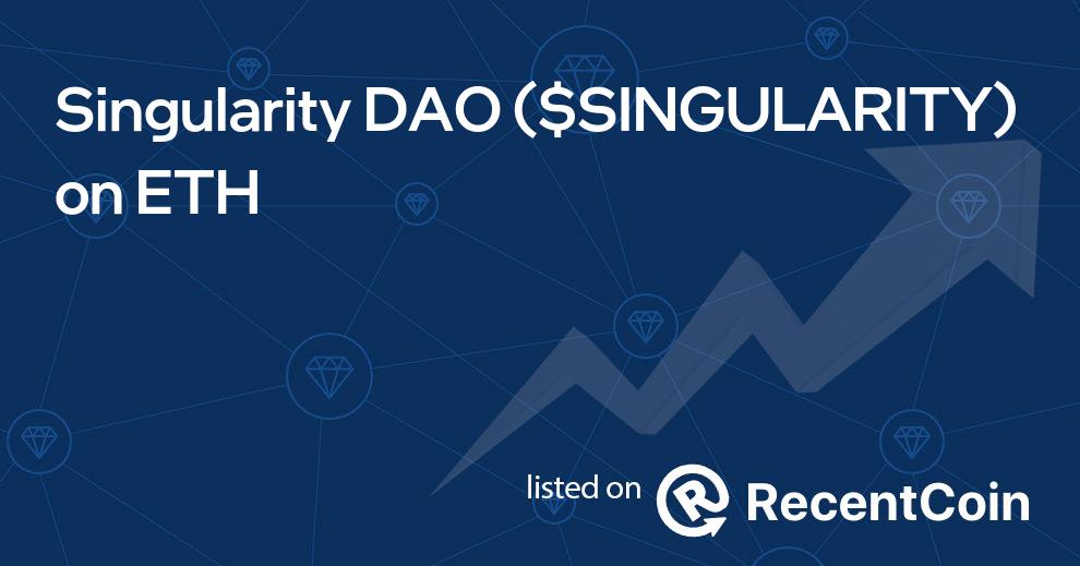 $SINGULARITY coin