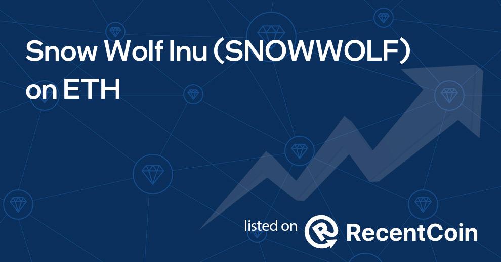 SNOWWOLF coin