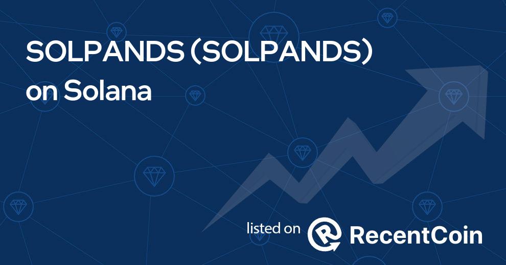 SOLPANDS coin