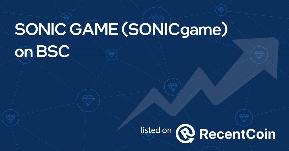 SONICgame coin