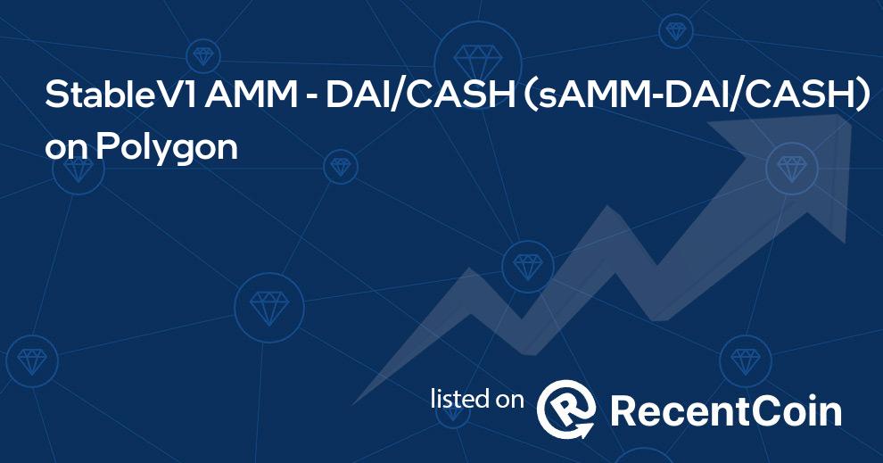 sAMM-DAI/CASH coin