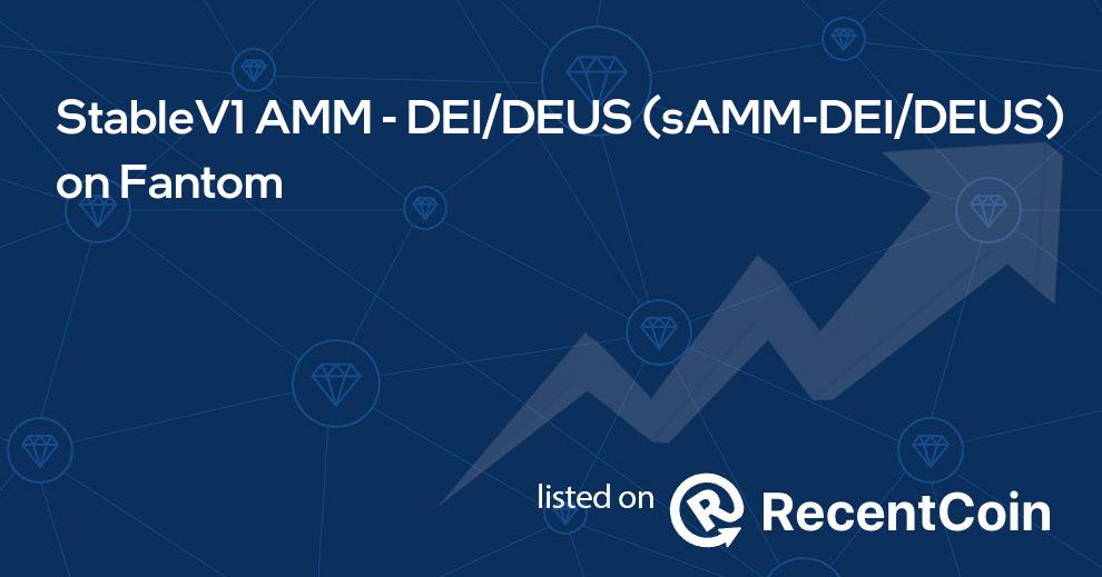 sAMM-DEI/DEUS coin