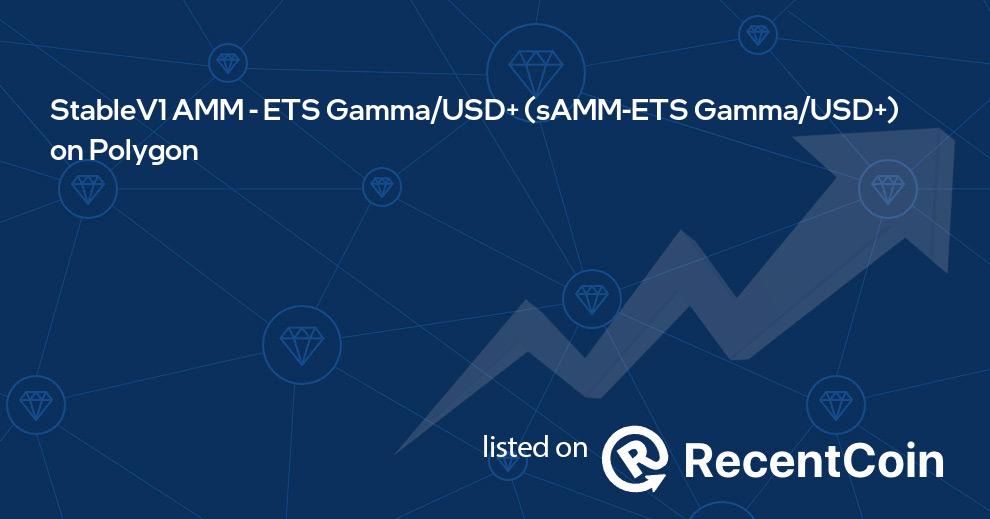 sAMM-ETS Gamma/USD+ coin