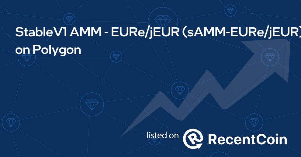 sAMM-EURe/jEUR coin