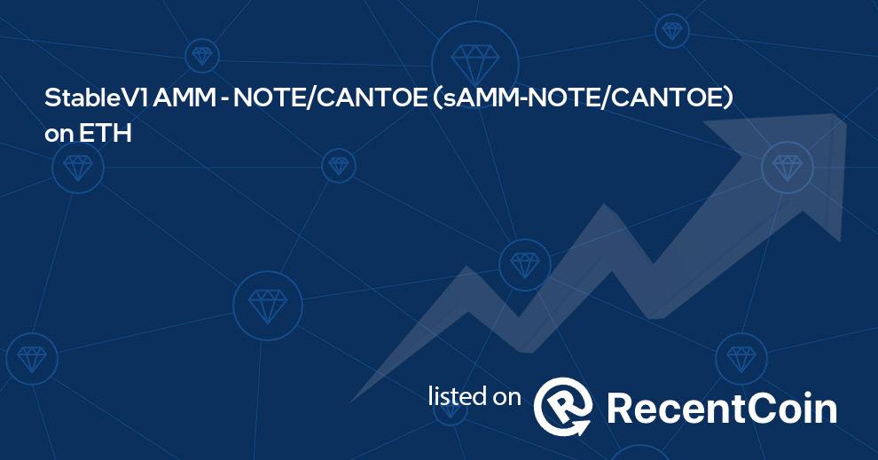 sAMM-NOTE/CANTOE coin