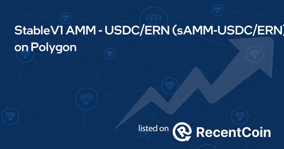 sAMM-USDC/ERN coin