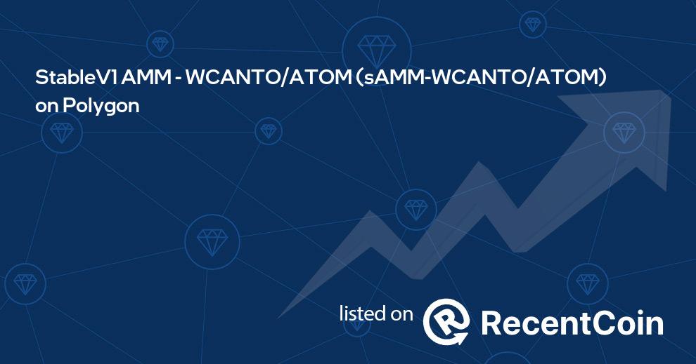 sAMM-WCANTO/ATOM coin