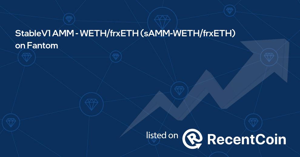 sAMM-WETH/frxETH coin