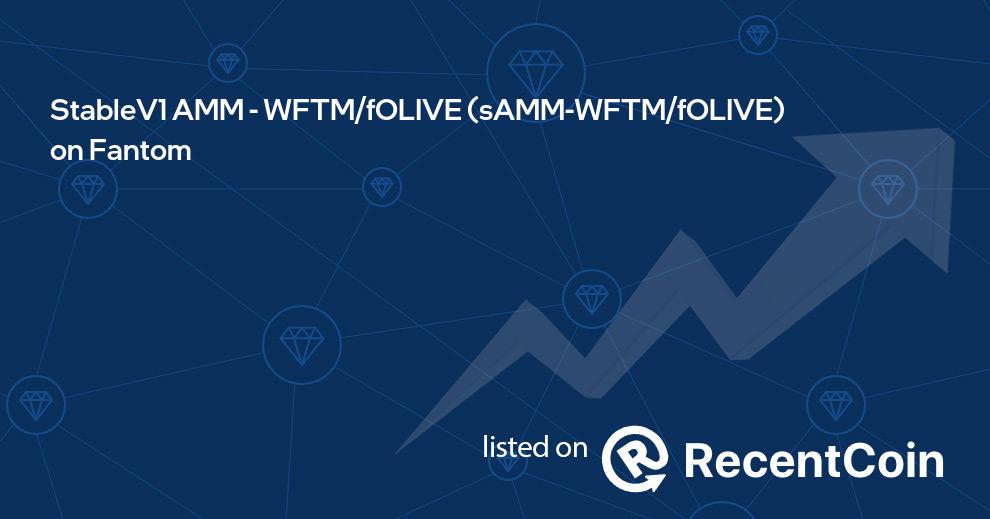 sAMM-WFTM/fOLIVE coin