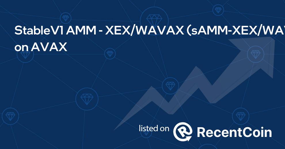 sAMM-XEX/WAVAX coin
