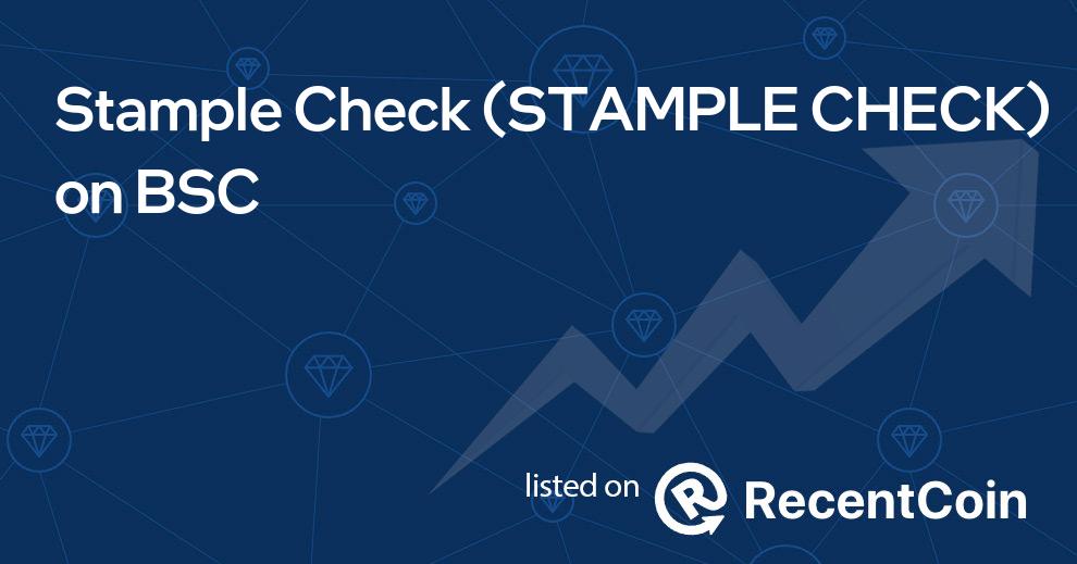 STAMPLE CHECK coin
