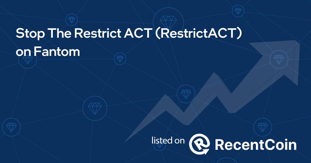 RestrictACT coin