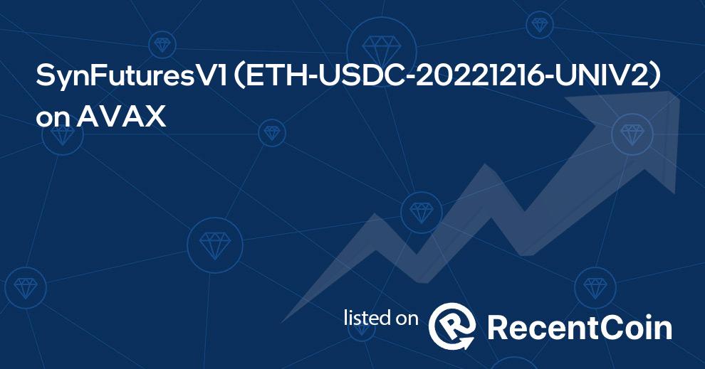 ETH-USDC-20221216-UNIV2 coin