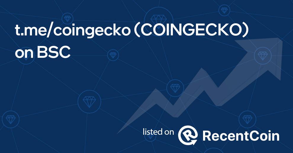 COINGECKO coin