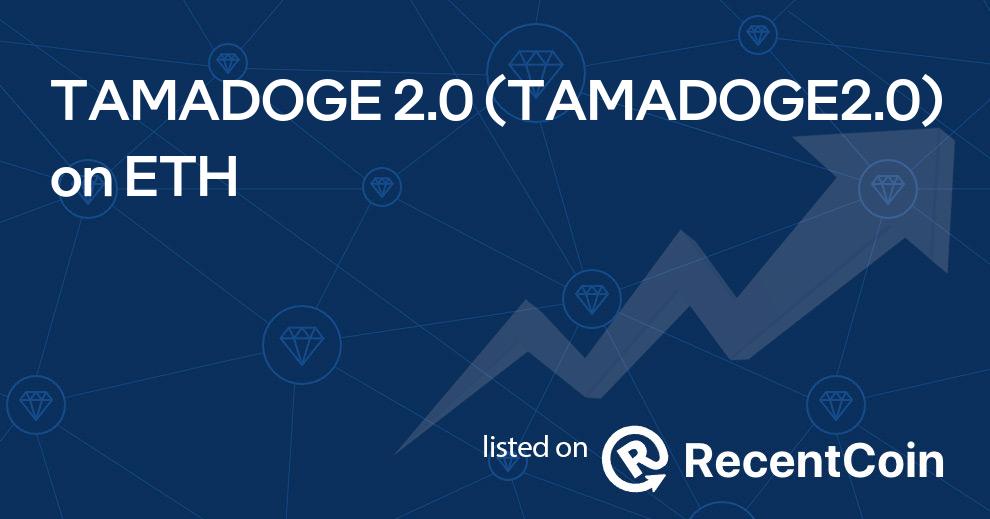 TAMADOGE2.0 coin