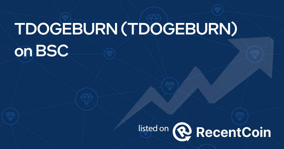 TDOGEBURN coin