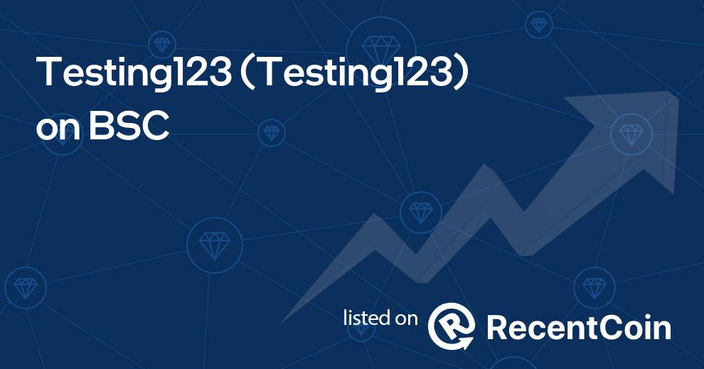 Testing123 coin