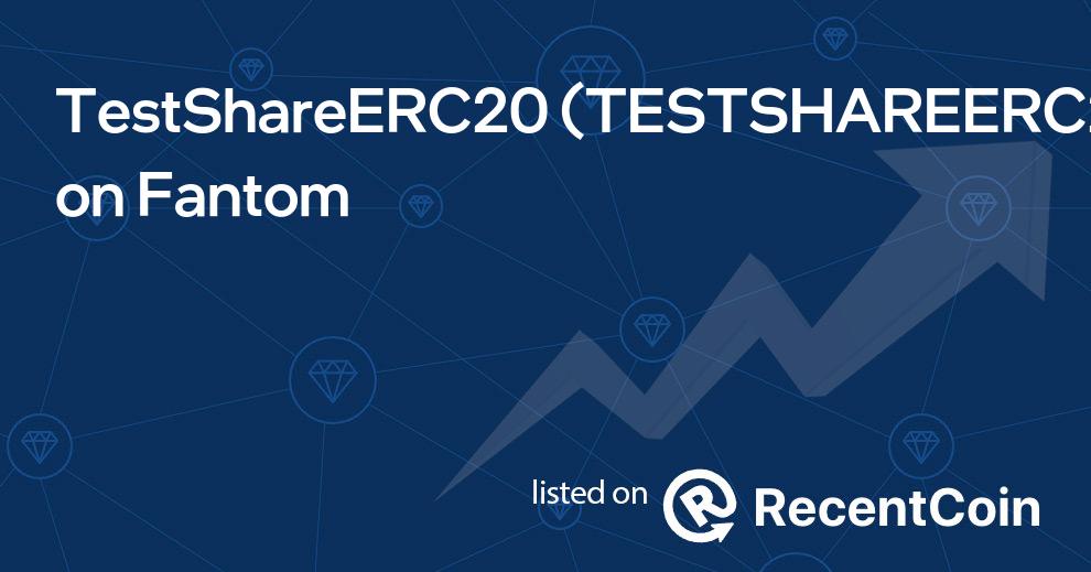 TESTSHAREERC20 coin