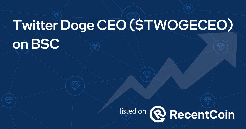 $TWOGECEO coin