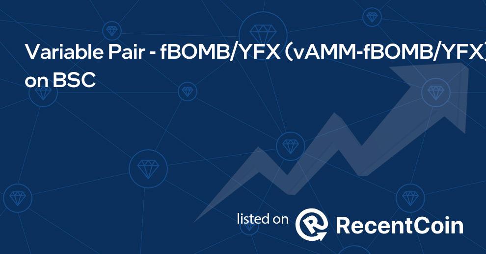 vAMM-fBOMB/YFX coin