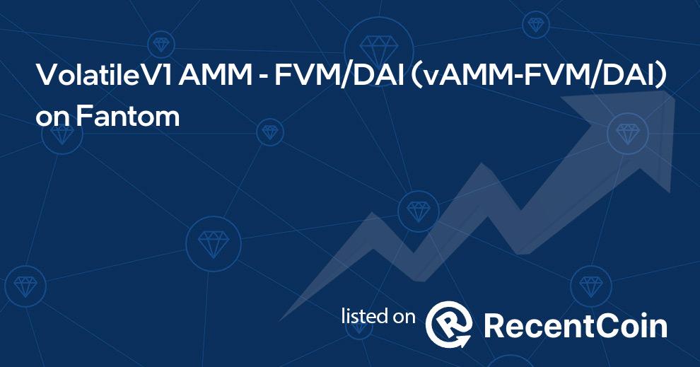 vAMM-FVM/DAI coin