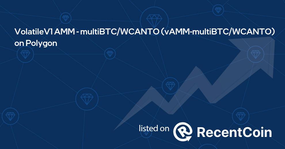 vAMM-multiBTC/WCANTO coin