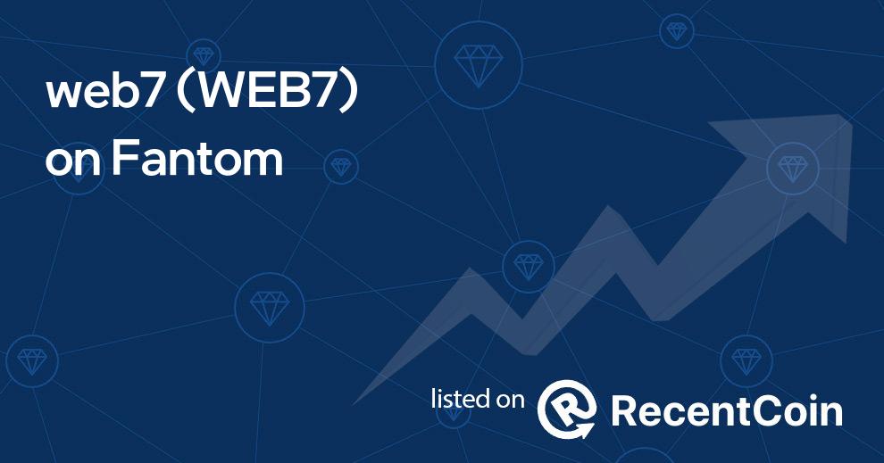 WEB7 coin