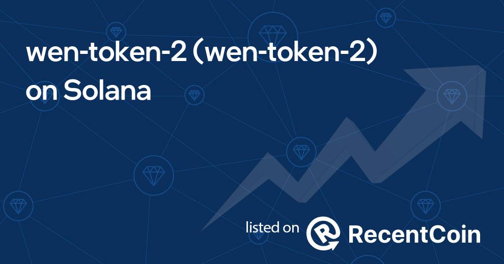 wen-token-2 coin