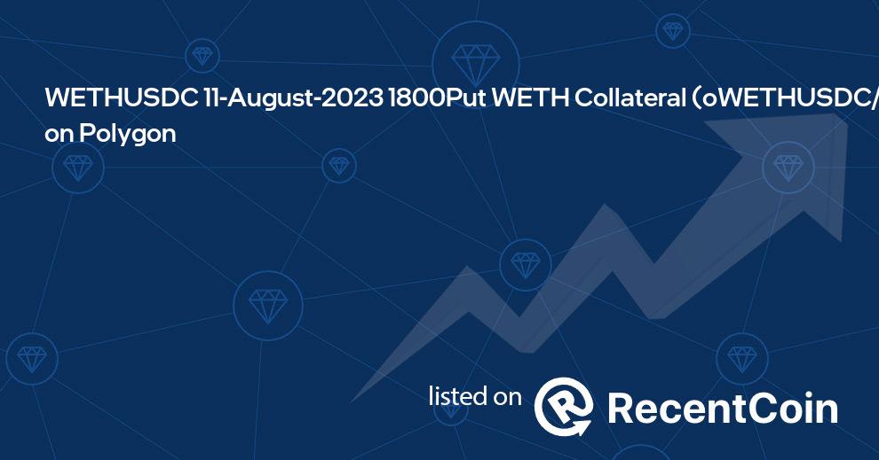 oWETHUSDC/WETH-11AUG23-1800P coin