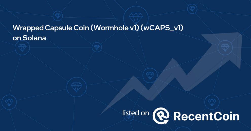 wCAPS_v1 coin