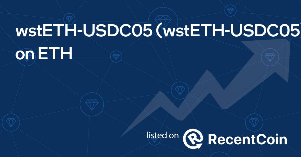wstETH-USDC05 coin