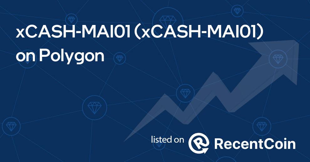 xCASH-MAI01 coin