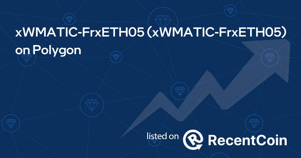 xWMATIC-FrxETH05 coin