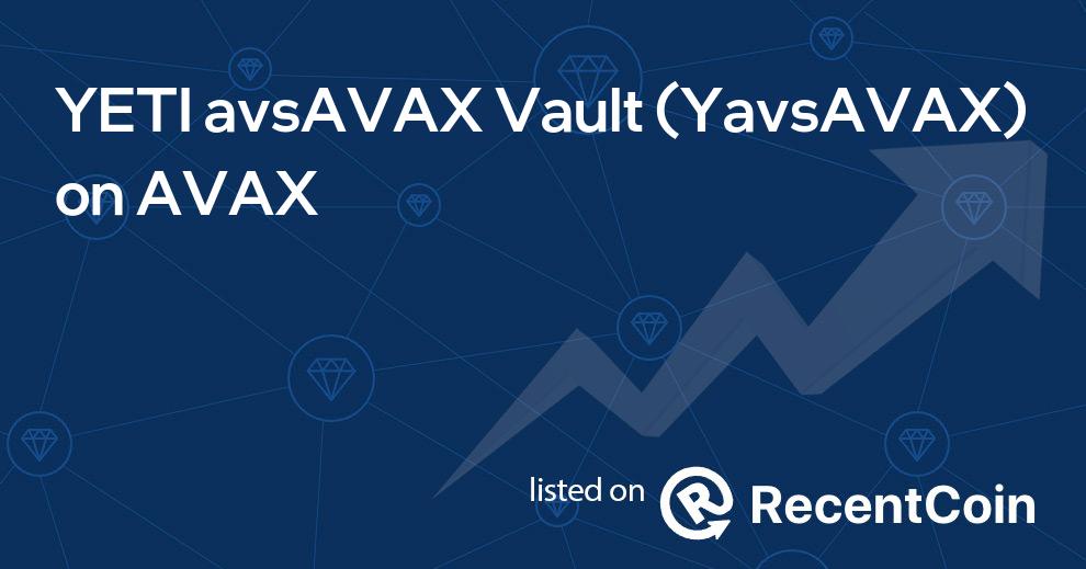 YavsAVAX coin