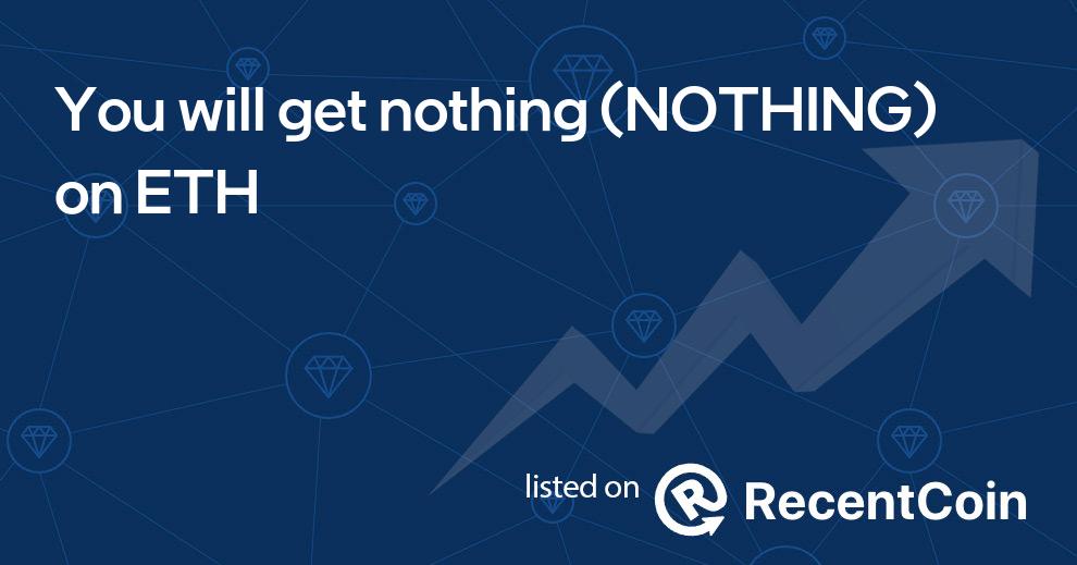 NOTHING coin